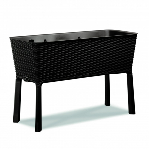 Ghivece pentru flori - Ghiveci alungit, gri, 120 L, Keter Easy Grow