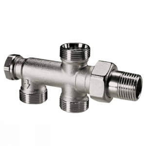Robineti pentru calorifere - Robinet bitubular 4 cai 1/2 M X EK - Pardoseala