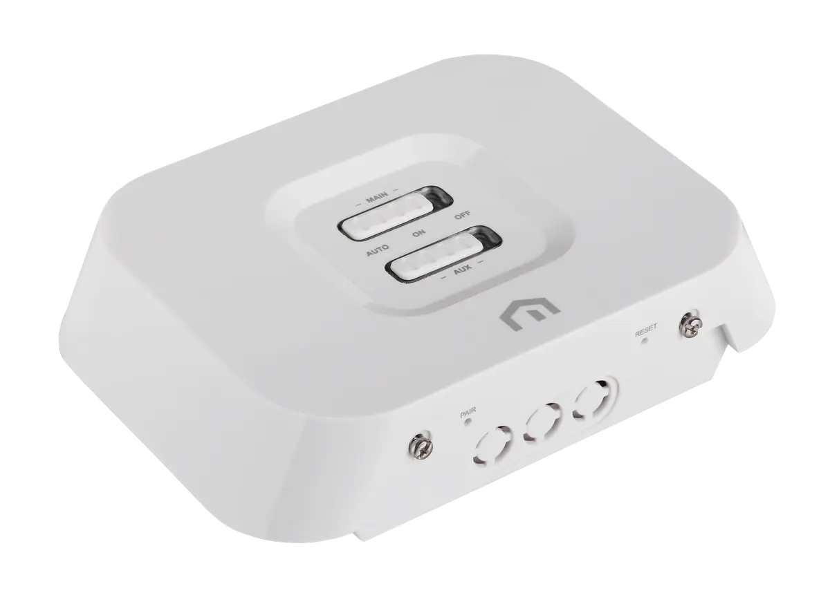 Termostate de ambient - Receptor Purmo Unisenza Plus cu 2 canale pentru control wireless cazane, pompe sau robinete de zona