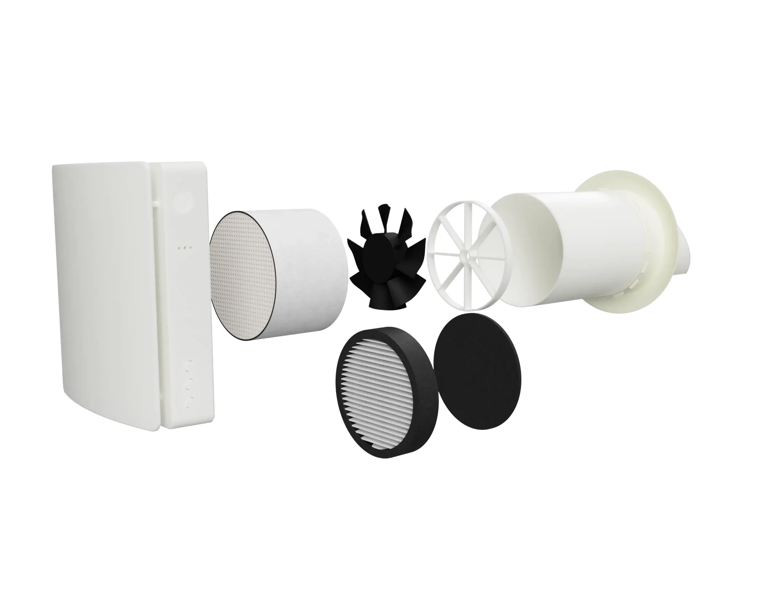 Recuperator de caldura de perete Reventon WALLER WiFi RH 50 m3/h [2]