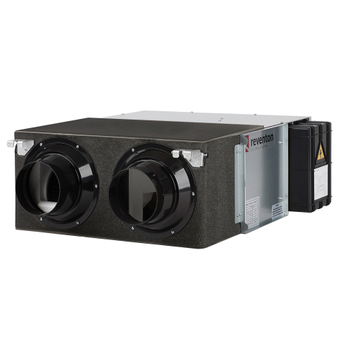 Recuperatoare de caldura - Recuperator de caldura Reventon INSPIRO BASIC 1300 POLY, 1300 mc/h, schimbator cu control al umiditatii, panou de comanda BASIC inclus