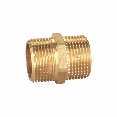 Fitinguri filetate alama - Niplu, 1/2 tol x 32 mm, alama, Everpro