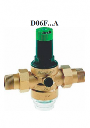 Regulatoare - Regulator de presiune pentru apa cu sita filtranta Resideo - Braukmann (ex Honeywell), PN16 DN50 gama de reglare 1.5-6bar livrat cu semi-olandezi FE 2” cu inchidere la debit zero
