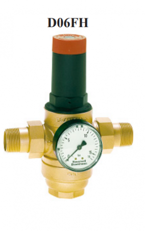 Regulatoare - Regulator de presiune pentru apa cu sita filtranta Resideo - Braukmann (ex Honeywell), PN25 DN32 gama de reglare 1.5-12bar livrat cu semi-olandezi FE 1 1/4” cu inchidere la debit zero