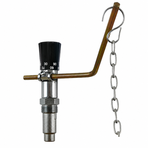 Incalzire - Regulator de tiraj pentru cazane pe combustibil solid, 3/4, termostatic, Regulus RT4