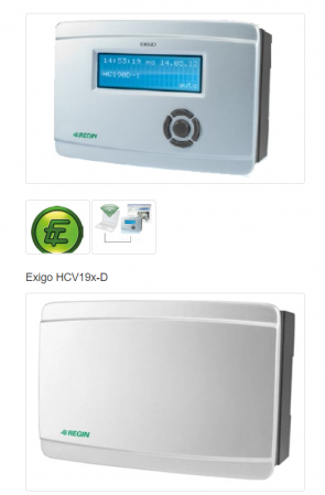 Regulatoare electronice - Regulator electronic pentru incalzire, Exigo Vido, pentru control cazane in cascada, circuite de amestec si boiler sau termoficare, configurare din PC cu E-Tool, 230Vca, 19 intrari-iesiri