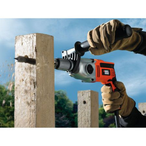 Masina de gaurit si insurubat cu precutie Black+Decker 910W 2 viteze + kitbox - KR911K [3]
