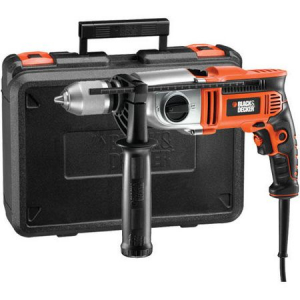 Masini de gaurit si insurubat - Masina de gaurit si insurubat cu precutie Black+Decker 910W 2 viteze + kitbox - KR911K