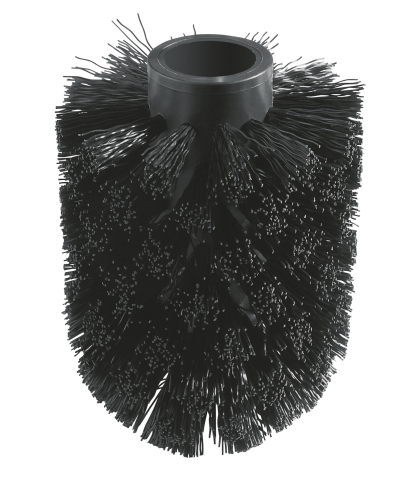 Obiecte sanitare - Rezerva perie WC Grohe perie head, compatibil 41185, 41169 si 40977, negru