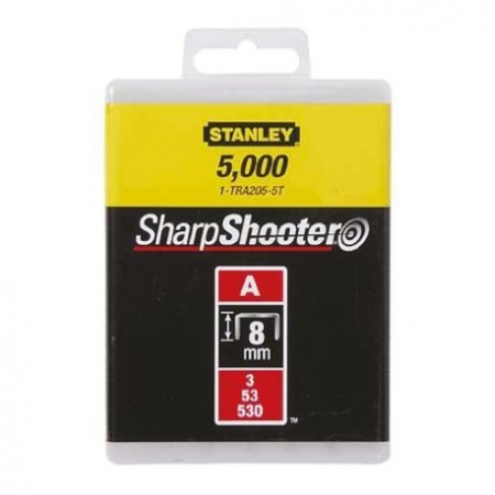 Scule si dispozitive de lucru - Capse Universale Tip A 8 mm 5000 buc Stanely 1-TRA205-5T