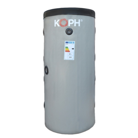 Producere apa calda menajera - Rezervor de acumulare pentru pompa de caldura KOPH VTA4-200-6, 200 litri, clasa energetica B, Ø 590 mm, 6 bar