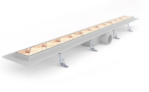 Rigole dus - Rigola dus, L=80 cm, gratar Floor, Styron STY-F-80