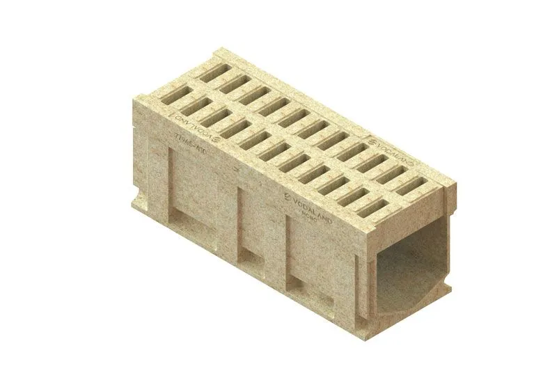 Rigola polimerbeton MONO LN300 Hext.410 E600 1000x385x410 Vodaland gama Drain
