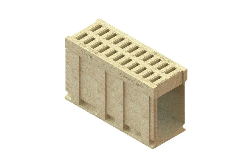 Rigola polimerbeton MONO LN300 Hext.610 E600 1000x385x610 Vodaland gama Drain