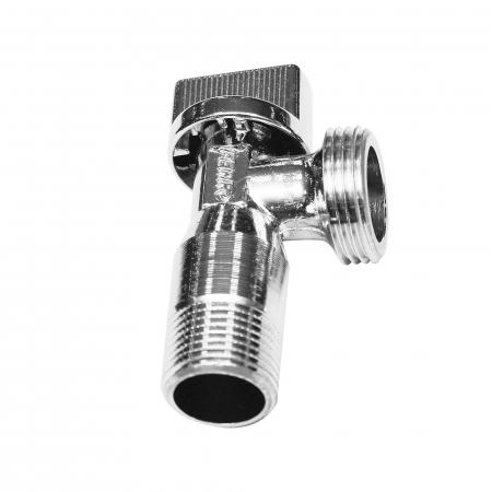 Robineti, racorduri si aerisitoare - Robinet coltar cu maneta din metal, 1/2" - 1/2", Ferro