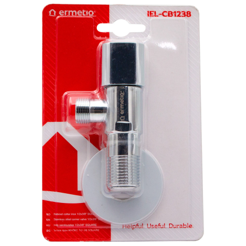 Robinet coltar inox Ermetiq 1/2x3/8 SQUARE [1]