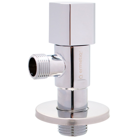 Robineti, reductoare si aerisitoare - Robinet coltar inox Ermetiq 1/2x3/8 SQUARE
