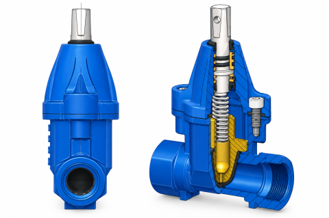 Hidranti exteriori - Robinet concesie Valrom VALWater fonta D. 2'' FI/FI PN16 DN50