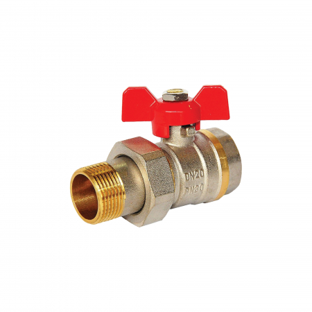 Tevi, fitinguri, robineti si accesorii - Robinet cu olandez, 3/4 tol filet interior x3/4 tol filet exterior, Everpro