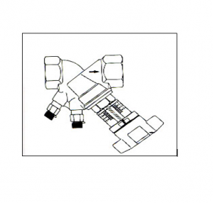 Robinet de echilibrare, DN 10, PN 25, Oventrop Hydrocontrol R [1]