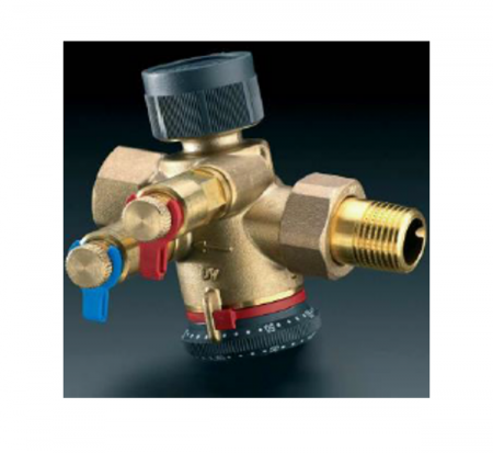 Echipamente de ventilatie si climatizare - Robinet de echilibrare Oventrop pt ventiloconvectoare, gama COCON QTZ  debit 30 - 210 l/h, 1/2 Dn15 (cu prize de masurare)