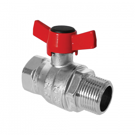 Tevi, fitinguri, robineti si accesorii - Robinet de trecere cu sfera, 3/4", FI-FE, Herz