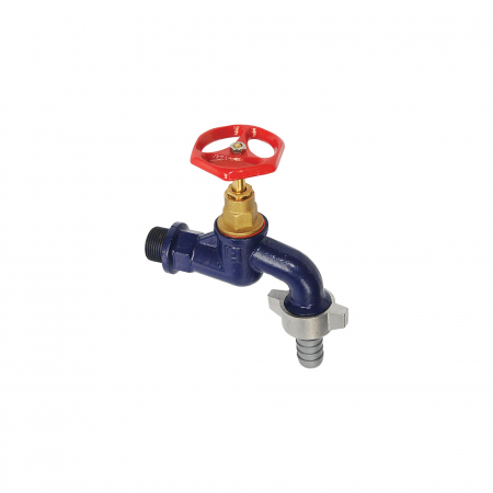 Robineti, racorduri si aerisitoare - Robinet dublu de serviciu fonta, 1/2 tol x 3/4 tol, Everpro