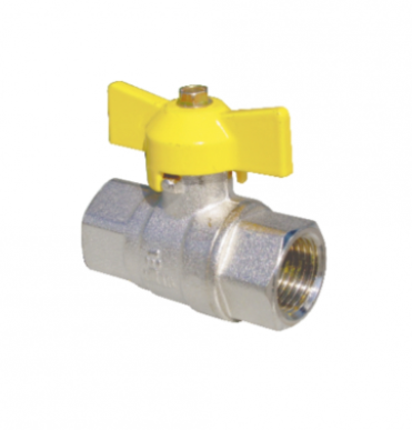 Tevi, fitinguri, robineti si accesorii - ROBINET GAZ GasKIT D.3/8 FI-FI FLUTURE - VALROM