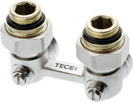 Tevi, fitinguri, robineti si accesorii - Robinet H coltar pentru conectare la radiator 3/4''x 1/2'' TECE