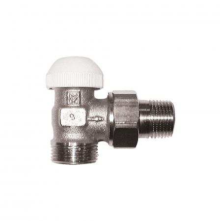 Robineti pentru calorifere - Robinet pentru radiator coltar, 1/2", FE 3/4 termostatabil, Herz