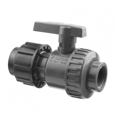 Echipamente pentru irigatii - ROBINET PVC D. 25 x 3/4 MUFA-HOL PN16 - VALROM GAMA AgriKIT