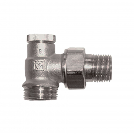 Robineti pentru calorifere - Robinet radiator tur coltar, 1/2" FE, Herz