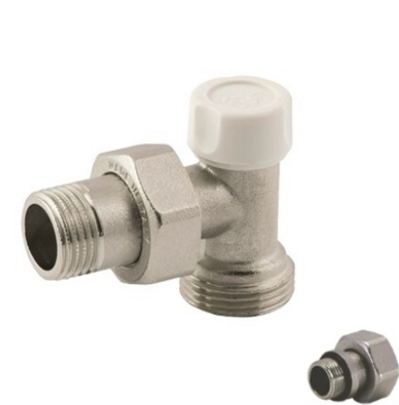 Tevi, fitinguri, robineti si accesorii - ROBINET RETUR UNGHI EUROCON 3/4 D.1/2 CU ORING - VALROM GAMA PexKIT