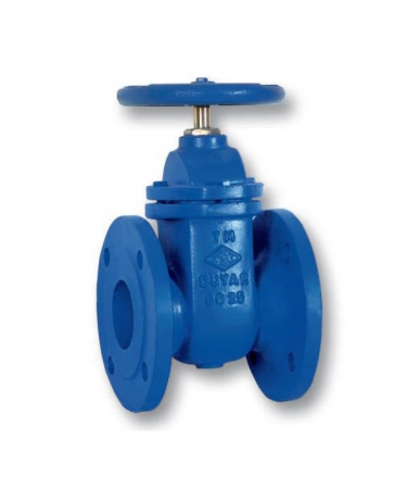 Robineti cu sertar - Robinet sertar cauciucat corp plat, DN100, PN16, Vaeske