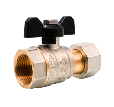 Robineti, reductoare si aerisitoare - Robinet sferic tip fluture cu olandez Ermetiq 3/4 FF