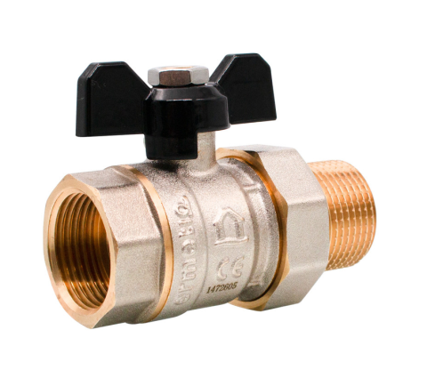 Robineti, reductoare si aerisitoare - Robinet sferic tip fluture cu olandez Ermetiq 3/4 MF