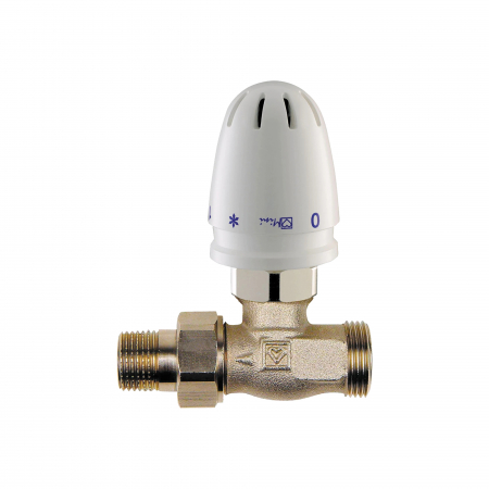 Robineti pentru calorifere - Set limitator de temperatura, 1/2", drept, pentru retur, Herz