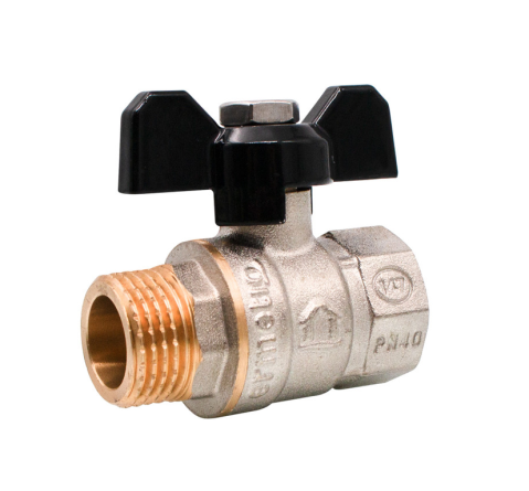 Robineti, reductoare si aerisitoare - Robinet tip fluture alama Ermetiq 1/2 MF