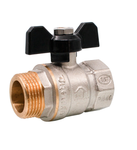Robineti, reductoare si aerisitoare - Robinet tip fluture alama Ermetiq 3/4 MF