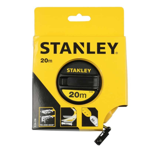 Scule si dispozitive de lucru - Ruleta Stanley 0-34-296 cu carcasa inchisa 20m
