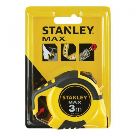 Scule si dispozitive de lucru - Ruleta Stanley STHT0-36121, 3 m X 19 mm, Cu magnet