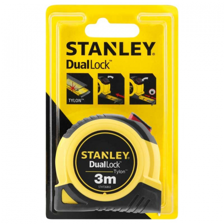 Instrumente de masura - Ruleta Tylon Stanley STHT36802-0, Cu Blocare Dubla, 3 m / 13 mm