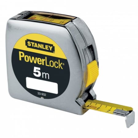 Scule si dispozitive de lucru - Ruleta Stanley Powerlock LD 5MX 5M - 0-33-932