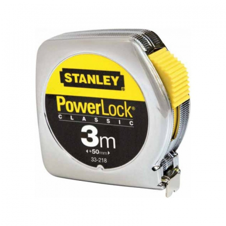 Instrumente de masura - Ruleta PowerLock Stanley 0-33-218, Cu carcasa metalica, 3 m X 12.7 mm