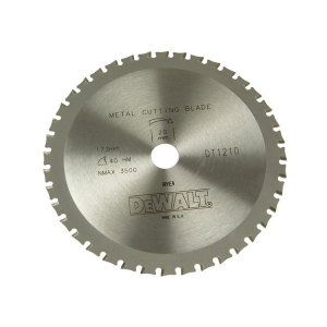 Scule si dispozitive de lucru - Disc de taiere otel 173x20x2.2mm 40 dinti DeWalt - DT1210-XJ