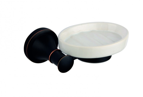 Accesorii de baie - Savoniera ceramica fixare perete Luxury Ermetiq