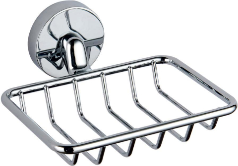 Accesorii de baie - Savoniera cromata fixare perete Stylish Ermetiq