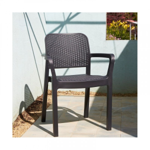 Mobilier de gradina - Scaun maro, Keter Samanna