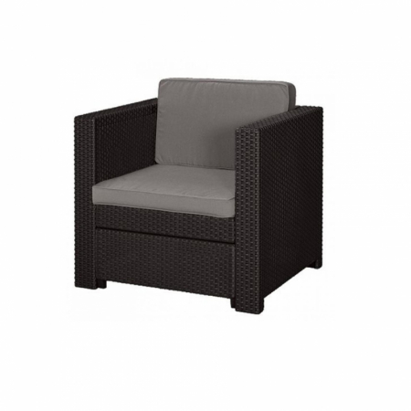Scaun imitatie rattan, maro, Keter Provence [1]