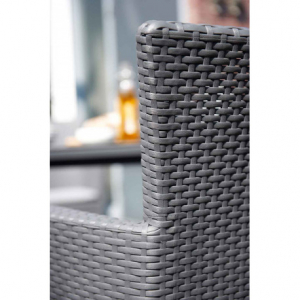 Scaun pentru gradina, maro, imitatie de ratan, Curver Iowa [3]